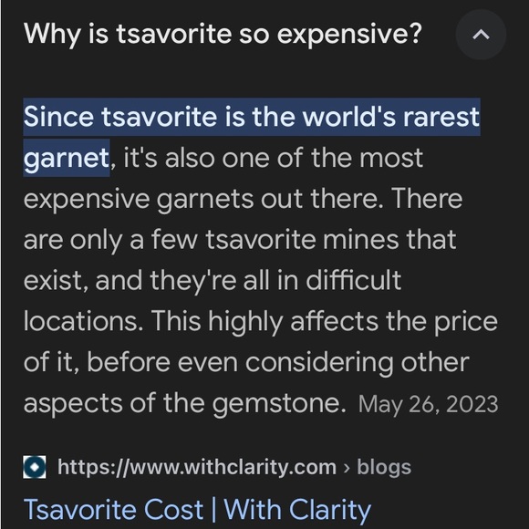 Tsavorite Garnet Tennis Bracelet Vermeil YG Over Sterling Silver8.10 ctw - Picture 6 of 6